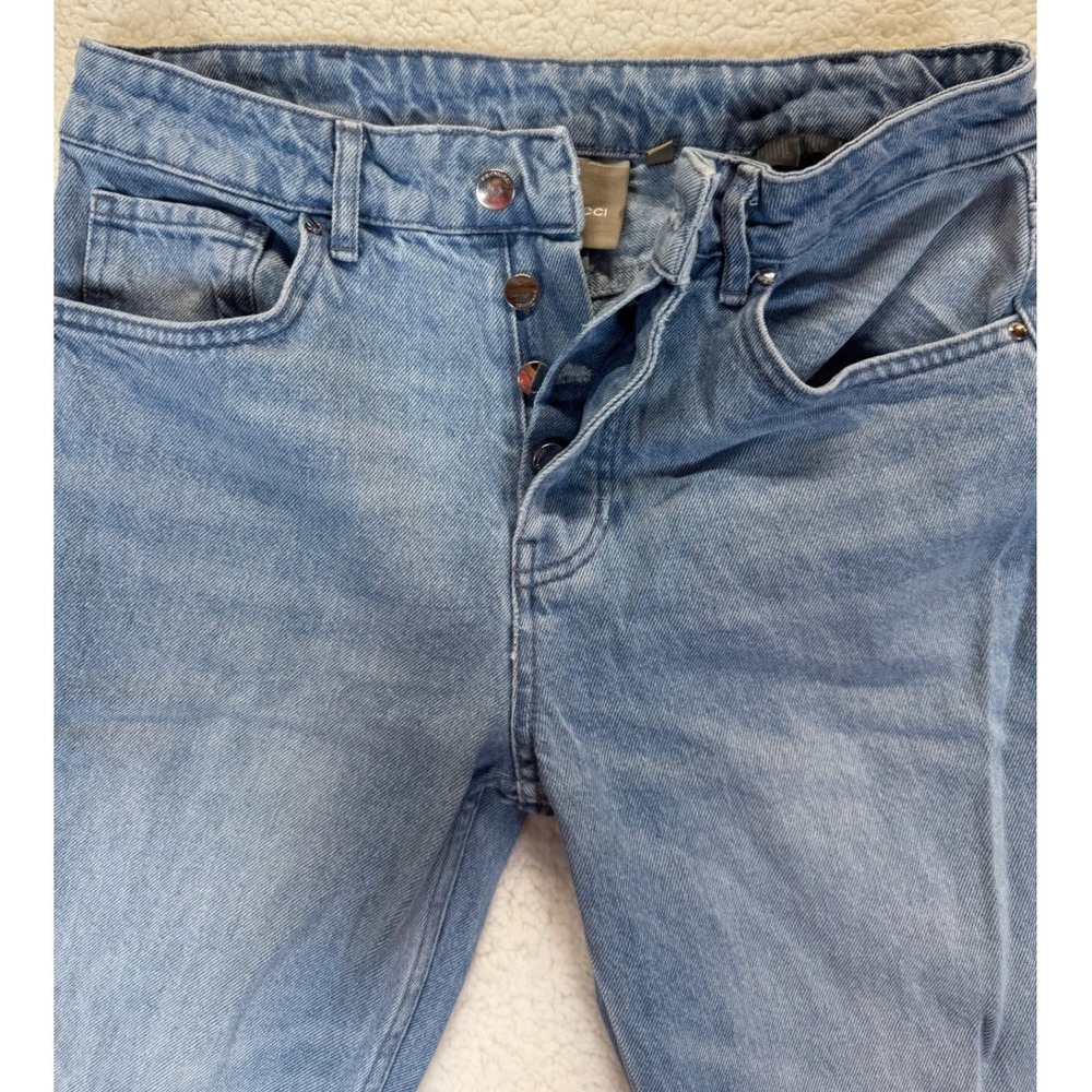 Cernucci Mens Light Wash Blue Straight Leg Relaxed Fit Baggy Denim Jeans Size 30 - Picture 11 of 11